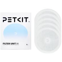 Petkit Ūdens strūklakas filtrs G3, P4161, 5 gab, 0.233kg, 3 pakāpju filtrācija, sieta filtrs, aktīvā ogle, jonu apmaiņas sveķi