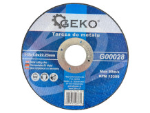 Metāla griešanas disks 115x1,0x22,23 mm, augstas veiktspējas, G00028, GEKO