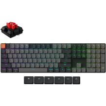 Keychron Клавиатура K5X-H1 RGB, 108 клавиш, QZERTY, Bluetooth 5.2, USB Type-C, черный