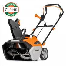Akuto snowthrower DAEWOO DAST 5542Li, 42 V, 510 mm, 280 mm, 1-10 m, LED, 16 kg.