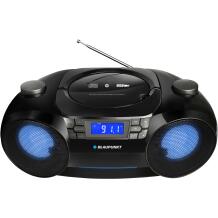 Blaupunkt Boombox BB31LED, 1 x USB 2.0, AUX, 12 W, FM, Bluetooth, MP3, LCD ekranas, spalvingas LED apšvietimas