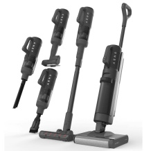 Tark juhtmevaba tolmuimeja märg- ja kuivpuhastuseks 200W 4000mAh 14kPa 21.6V 2 rulli isepuhastuv ja kuivatav süsteem ATC0001 Aeno