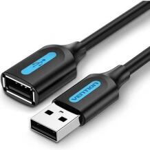 Vention кабель CBIBG USB 2.0 A мужской к A женскому удлинитель 1.5м черный