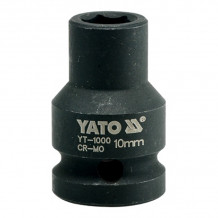 Sitiena muciņa HEX 10.0mm, CrMo, 1/2" YT-1000 YATO