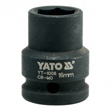 Sitiena Muciņa Hex, 16.0mm, Crmo, 1/2" YT-1006 YATO