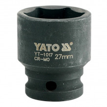 Sitiena Muciņa Hex, 27.0mm, Crmo, 1/2" YT-1017 YATO