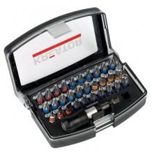 Screwdriving bit set SL, PH, PZ, TX, HEX (31pcs) Kreator