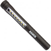 Фонарь 7 + 1 SMD LED 75lm, 170 мм, зарядное устройство Micro USB Bahco