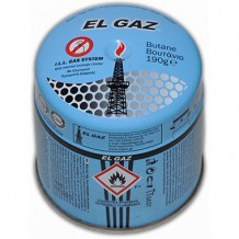 Gāzes balons ELG-101 (butāns) 190g ar STOP sistēmu EL GAZ