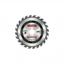 Saw blade for wood Ø185x30x2.2mm, 24 teeth Kreator