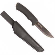 Нож Bushcraft, черный, лезвие 109x3.2мм Mora