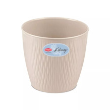 Vazonas Liberty Ø20x19cm baltas  2187206