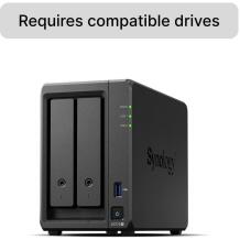 Synology NAS хранилище DS725+, 2 отсека, 4 ГБ DDR4 памяти, AMD Ryzen R1600, 2.5GbE порт