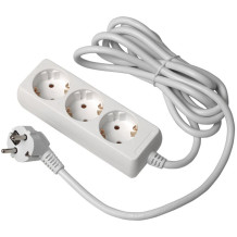 Prailginamasis laidas, schuko, 3 lizdai, 5m; AE-PS3G5M-00 GTV