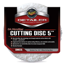Meguiar's DMC5 PRO 5" 125 mm mīksts mikrošķiedras pulēšanas disks (2gab) - universāls ar lipīgu fiksāciju jebkuram pulējam (ASV)