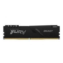 Kingston Fury Beast KF432C16BB/16, 16 GB, DDR4, 3200 MHz, 1.35 V, nebuferizuotas, CL16, 288-pin DIMM, juodas