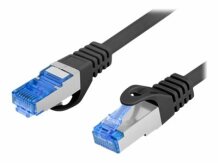 Кабель LAN Cat 6A S FTP LSZH CCA RJ45 RJ45 2 м до 10 Гбит с передача данных Fluke Passed Серый PCF6A 10CC 0200 BK Lanberg