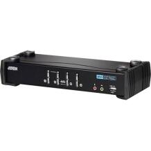 Aten KVM lüliti CS1764A-AT-G, 4 x KVM / audio, 1920 x 1200, 1 kohalik kasutaja, 2 x USB 2.0 keskjaam