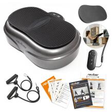 Reviber Masāžas ierīce RV-VIFU/ER-07, 500W, 120kg, 3 režīmi, 14mm amplitūda, tālvadības pults, kardio lentes