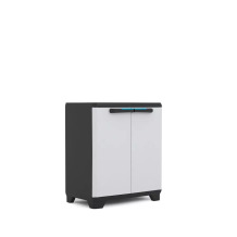 Skapis Linear Base Cabinet 68x39x90cm melns/pelēks/tumši zils 29206642 KETER 68x39x90cm