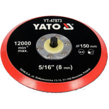 Полировальный диск с липучкой 150мм, 5/16 YT-47873 YATO