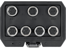 Riteņu uzgriežņu uzmavu komplekts YATO YT-060395 17 mm CrMo CrV 7 gab. Opel