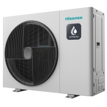 Siltumsūkņa āra bloks Split tipa ar 14 kW jaudu balts Hi-Therma AHW-140HEDS1 Hisense