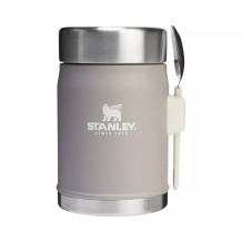 Termoss ēdienu Stanley® The Legendary Food Jar + Spork 2809382111 0.4L gaiši pelēks