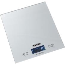 Mesko Köögikaalud MS 3145, 5kg, 1g, LCD ekraan, hõbedane, klaasplatvorm 18x20cm, automaatne väljalülitus