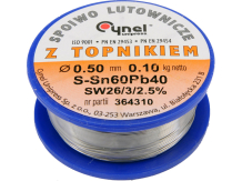 SOLDER SN60PB40 0.5MM 100G 76800 TOYA