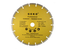 Dimanta disks ar segmentētu malu, 230x8x22mm, G00253, GEKO Profi