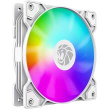 Gamemax Korpuse ventilaator FN12A-S5-W, 120mm, 41 cfm, 800-1600 rpm, ARGB LED valgustus, läbipaistvad ventilaatori labad