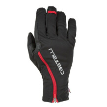 Jalgrattakindad SPETTACOLO RoS Glove, CASTELLI, 8055688714239, 99g, 3°-12°C, BLACK_RED, XL