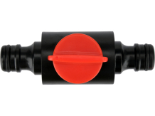 Savienojuma vārsts ar nipeli 1/2" ātrajiem savienotājiem, YATO, YT-89075, ABS un ASA materiāls, ūdens plūsmas regulēšana