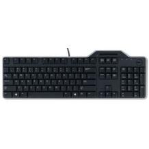 Dell Juhtmega arvutiklaviatuur KB-813 580-18360, 1.8m, must, USB, membraan, kaardilugeja, täissuuruses paigutus