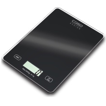 Plāni virtuves svari ar augstu precizitāti 1 g soli un maksimālo slodzi 5 kg Melni 03210 Caso