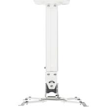 Onkron laekakinnitus K5A-W, maksimaalne kandevõime 10 kg, värv valge, kõrguse reguleerimine 400-600 mm, 180° pööramine