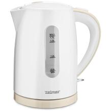 Zelmer Elektrinė arbatinukas ZCK7616I 71504666P, 2200W, 1.7l, balta, automatinis išjungimas, kalkių filtras