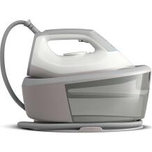 Philips Утюг PSG2000/80, 2400 W, 1.4 L, 6 бар, автоматическое отключение, вертикальная паровая функция, серый/белый