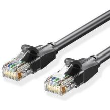 Vention патч-кабель IBEBL CAT 6, 10м, U-UTP, черный, 1000Mbps, скрученная пара, универсальная совместимость