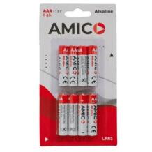 Amico Батарея AAA 9141830, 8 шт, длительная разрядка, безопасна для окружающей среды