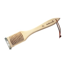 Barbecook vasest ja terasest grillihari restide puhastamiseks 31cm pöögipuidust käepide roostevaba kaabits FSC BC-ACC-7074