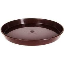Form Plastic lillepoti alus 4300672, Ø 283mm, 35mm, ümmargune, pruun, plastmass