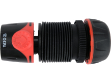Ātrais savienojums ar regulējamu leņķi 3/4", YATO, YT-89081, izturīgs ABS, PP, TPR materiāls, ērta lietošana.