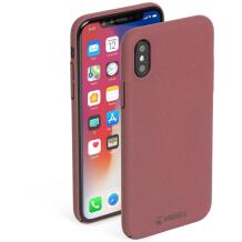 Krusell Sandby vāciņš Apple iPhone X/XS, 61093-3, 5.8'', Burgundija, saderīgs ar bezvadu uzlādi, paaugstināta lūpa ap kameru