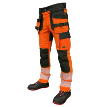 Hi-Vis bikses Uranus Flexpro, 4-virzienos elastīgs, oranžas, C52, PESSO, KD135OR_C52