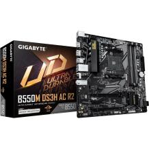 Gigabyte Motininė plokštė B550M DS3H AC R2, AMD Socket AM4, 5+3 fazių VRM, iki 4733MHz DDR4, 2*M.2, Wi-Fi 5, 1GbE LAN