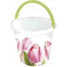 Branq majapidamiste ämbri 8120135, 10 l, valge, roosa, roheline, plastmass