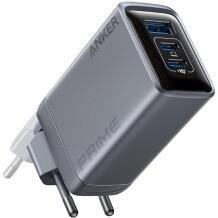 Anker Prime įkroviklis A2688341, 100W, 2xUSB-C, 1xUSB-A, 5/9/10/12/15/20V, 3 įrenginiai, ActiveShield 2.0