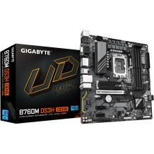 Gigabyte Motininė plokštė B760M DS3H GEN5, LGA 1700, 6+2+1 fazių VRM, iki 5600MHz DDR5, 2xPCIe 4.0 M.2, 2.5GbE LAN, USB 3.2 Gen2